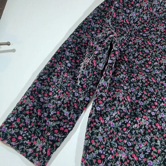 Vintage Kannum Designs Ditsy Floral Blazer Cottagecore Grannycore Women's 12 USA - Picture 4 of 9